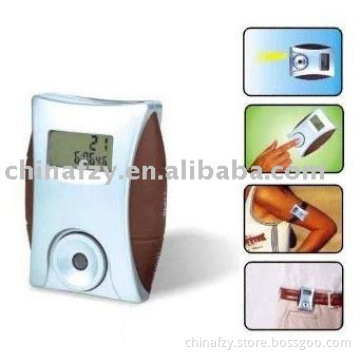 Pedometer with heartbeat